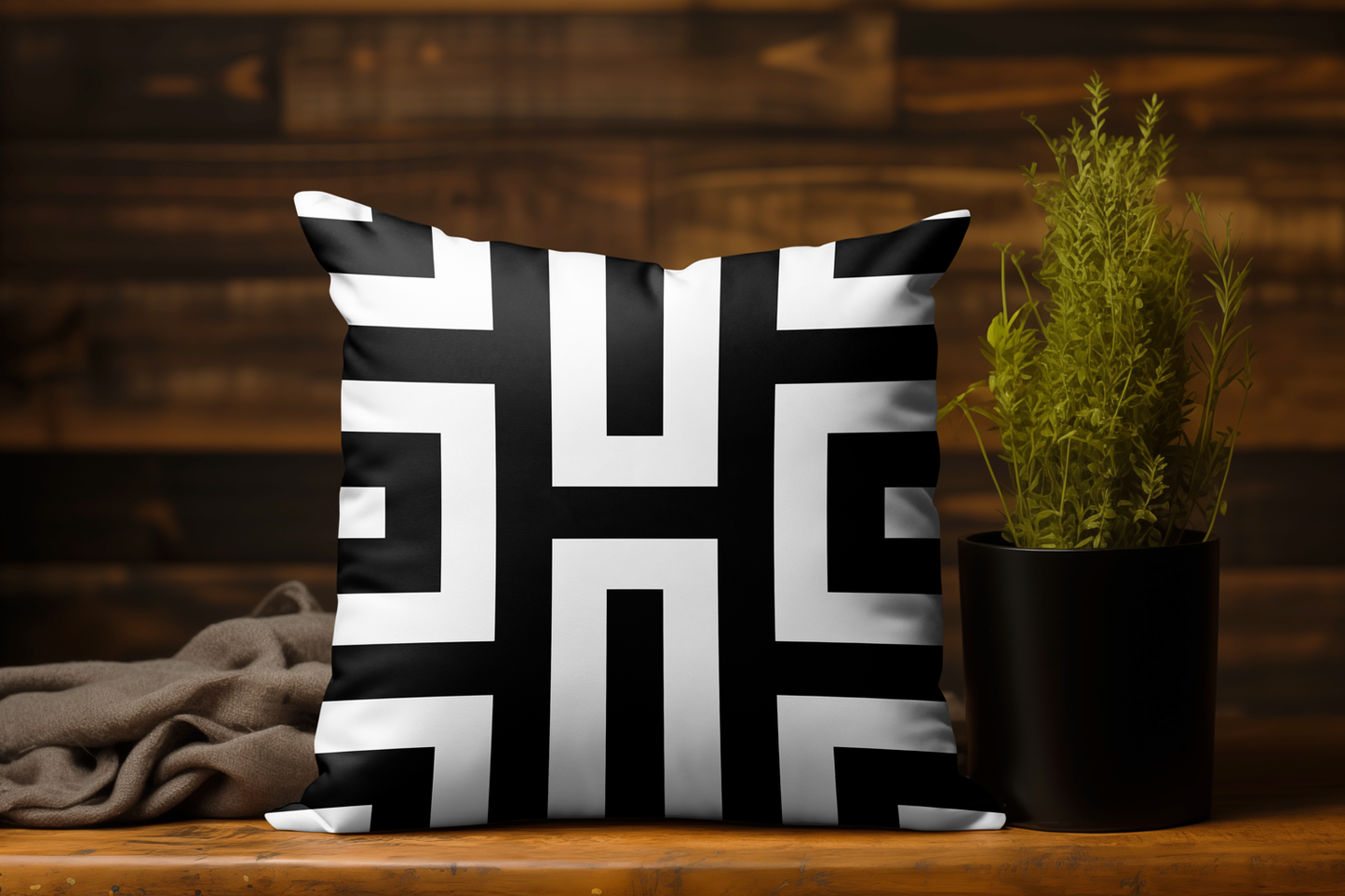 Obsidian weave- cushions
